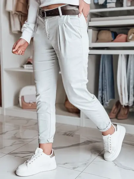 Dámské chinos kalhoty MODELA s páskem