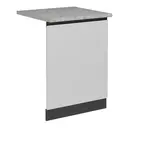 Vicco ČELNÍ PANEL MYČKY R-Line Bílá 60 cm s pracovní deskou