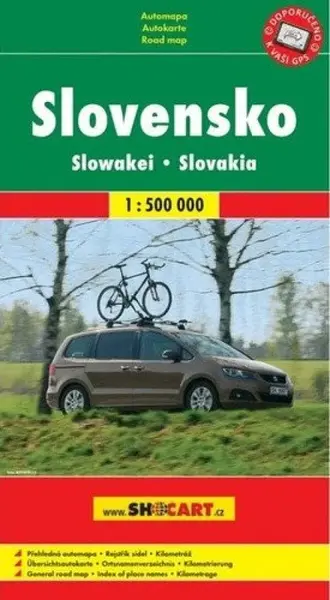 Automapa Slovensko 1:500 000 (poškozené)