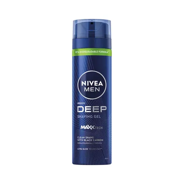 Nivea Gel na holení Deep (Shaving gel) 200 ml