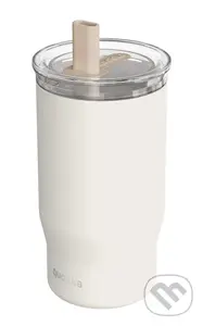 Nerezový termohrnček so slamkou Mist Ivory 720 ml