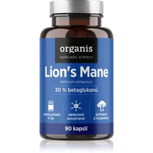 Organis Lion's Mane kapsle pro vaši pohodu 90 cps