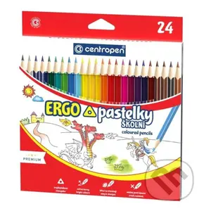 Centropen pastelky 9521 trojhranné - 24 ks