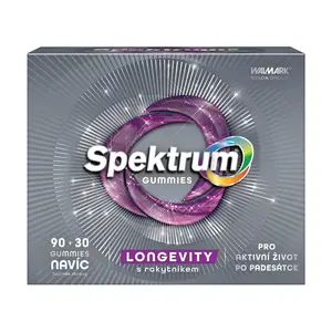 WALMARK Spektrum gummies LONGEVITY s rakytníkem 90 + 30 gummies NAVÍC