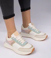 Gemre Multicolored women's sneakers with glitter and animal print Markuta