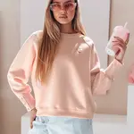 Dámská oversize mikina s motivem srdce