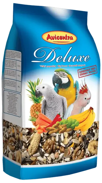 Avicentra Deluxe pro velké papoušky 1kg