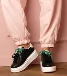 Gemre Black sports platform sneakers Kler