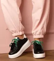 Gemre Black sports platform sneakers Kler