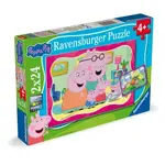 Puzzle 2D Prasátko Peppa 2x24 dílků