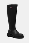 Tommy Jeans Kozačky Tommy Jeans TJW STRETCHY LONG SHAFT