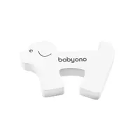 BABYONO Zábrana dverí biely pes