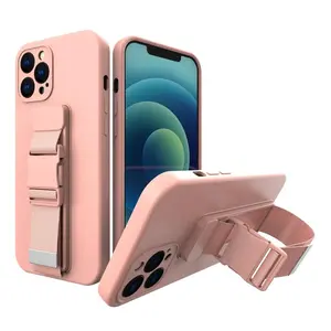 MG Rope silikónový kryt na iPhone 13 Pro Max, ružový