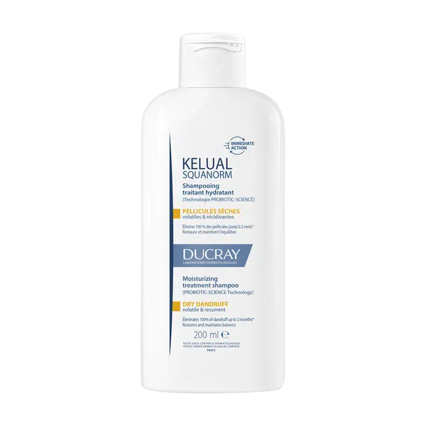 DUCRAY KELUAL SQUANORM Šampón proti suchým lupinám, 200 ml