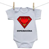 Boodyy Body s krátkym rukávom SuperDcéra 62 (2-4 mesiace)