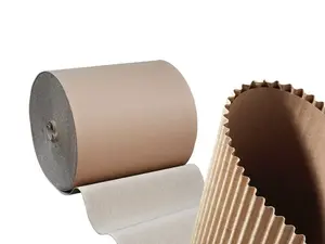 Dvouvrstvá lepenka v roli šíře 1050 mm, vlna B