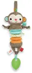 BRIGHT STARTS Hračka s melódiou na C krúžku Pull, Play & Boogie™ opica 0m+
