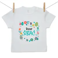 Boodyy Tričko s krátkym rukávom Veľký šibač 68 (3-6 mesiacov)