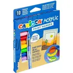 Sada akrylových štetcových fixiek 10ks-CARIOCA