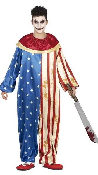Kostým Klaun Amerika chlapec 14-16 rokov
