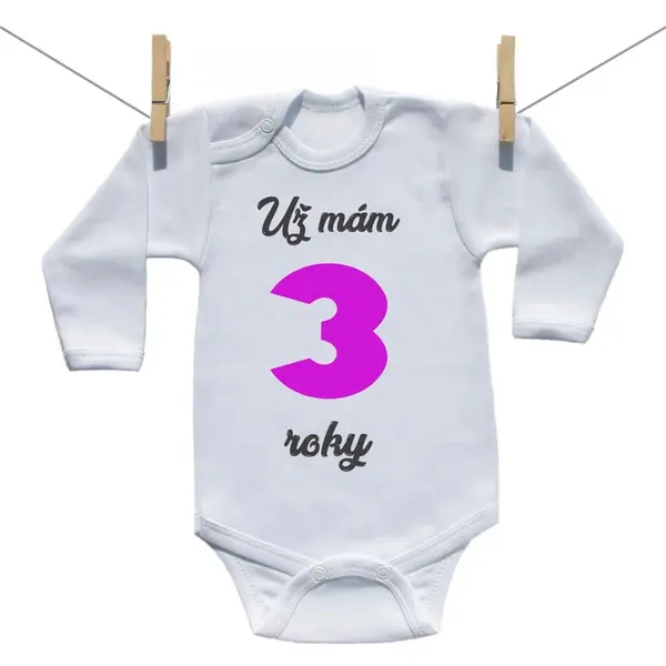 Boodyy Body s dlhým rukávom Už mám 3 roky Dievča 50 (0 mesiacov)