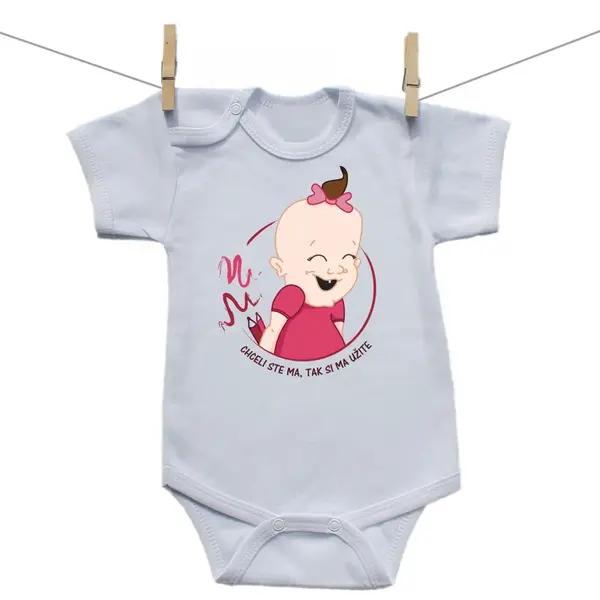 Boodyy Body s krátkym rukávom Chceli ste ma tak si ma užite Dievča 86 (12-18 mesiacov)