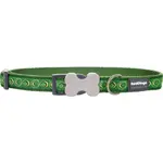 Nylonový obojok Red dingo cosmos zelený, Veľkosť: XS