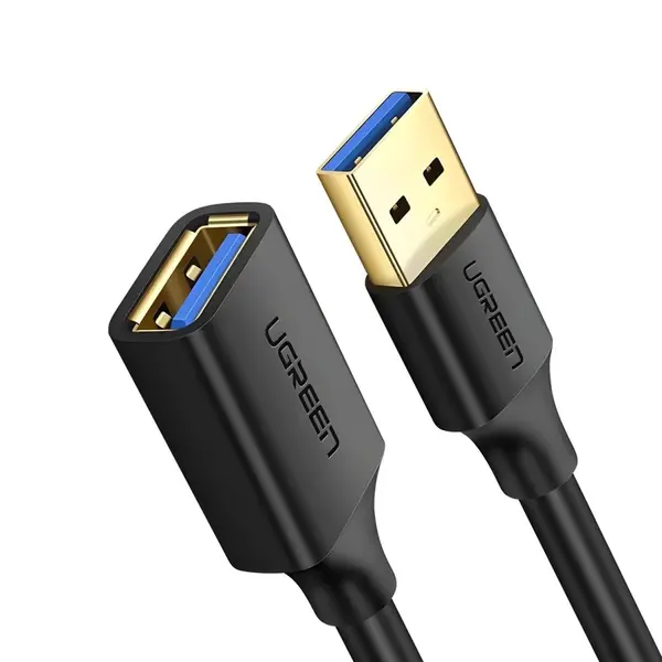 Predlžovací kábel USB 3.0 (samica) - adaptér USB 3.0 (samec) - 3m - Čierna H35216
