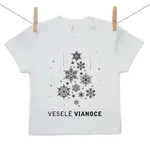 Boodyy Tričko s krátkym rukávom Veselé Vianoce 74 (6-9 mesiacov)