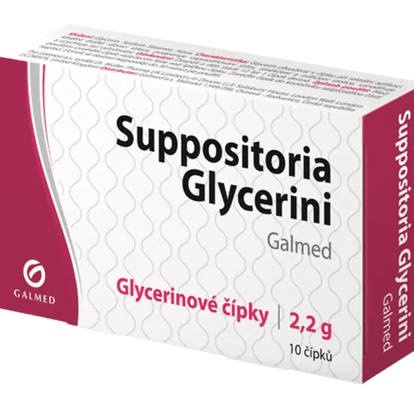 GALMED Suppositoria Glycerini čípky 10 x 2.2 g