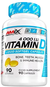 AMIX Vitamin D - 4000 I.U. 90 kapslí
