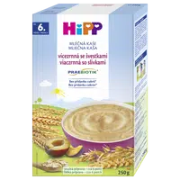 HIPP Mléčná kaše PRAEBIOTIK vícezrnná se švestkami 250 g