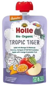 HOLLE Bio pyré Tropic Tiger jablko mango maracuja 100 g