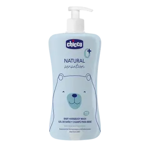 CHICCO Natural Sensation Šampon na vlasy a tělo s aloe a heřmánkem 0m+, 500 ml