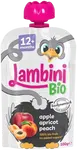 LAMBINI BIO Demeter kapsička jablko, meruňka a broskev 100 g