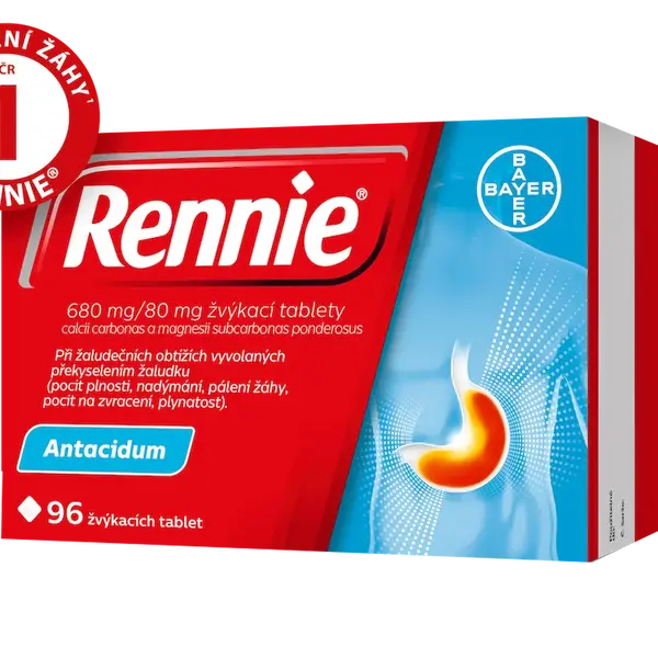 RENNIE Žvýkací tablety 96 ks