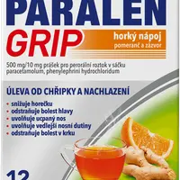 PARALEN Grip Horký nápoj pomeranč a zázvor 12 sáčků