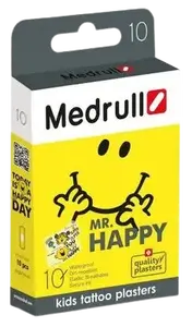 MEDRULL Náplast dětská KIDS tetovací (Tattoo) 10 ks