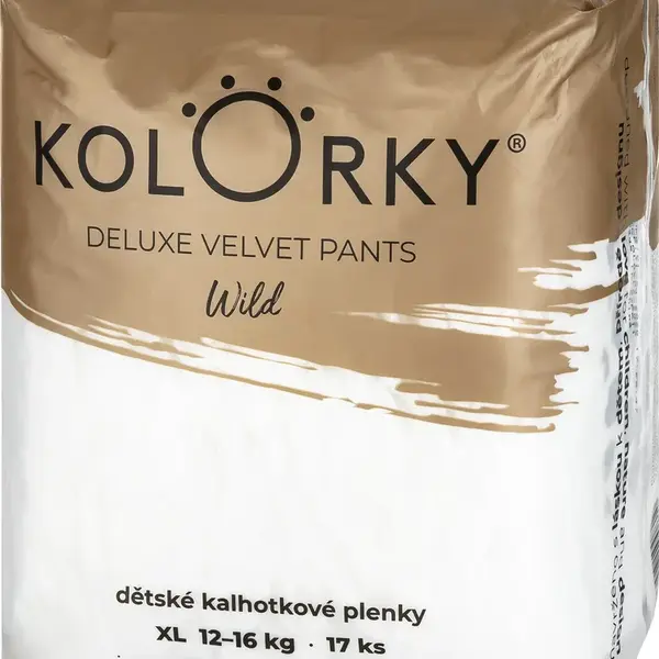KOLORKY DELUXE VELVET PANTS Wild vel. XL (12-16 kg) 17 ks