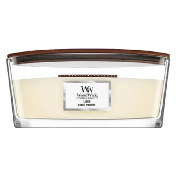 Woodwick Linen vonná svíčka 453,6 g