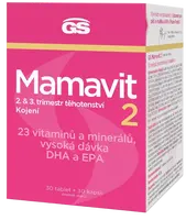 GS Mamavit 2 Tehotenstvo a dojčenie 30 tabliet + 30 kapsúl