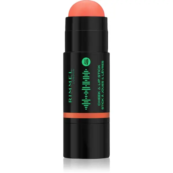Rimmel Full Volume Cheek & Lip Stick lícenka v tyčinke odtieň 210 Peachy Rythm 6 g