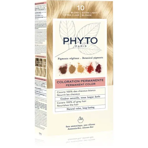 Phyto Color farba na vlasy bez amoniaku odtieň 10 Extra Light Blonde 1 ks