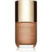 Clarins Everlasting Youth Fluid Foundation rozjasňujúci make-up SPF 15 odtieň 113 Chestnut 30 ml