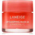 LANEIGE Lip Sleeping Mask nočná regeneračná maska na pery odtieň Grapefruit 20 g