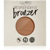 puroBIO Cosmetics Resplendent bronzer náhradná náplň odtieň 01 Pale Brown 9 g
