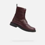 Burgundy women's ankle boots Geox Serilda - Women's