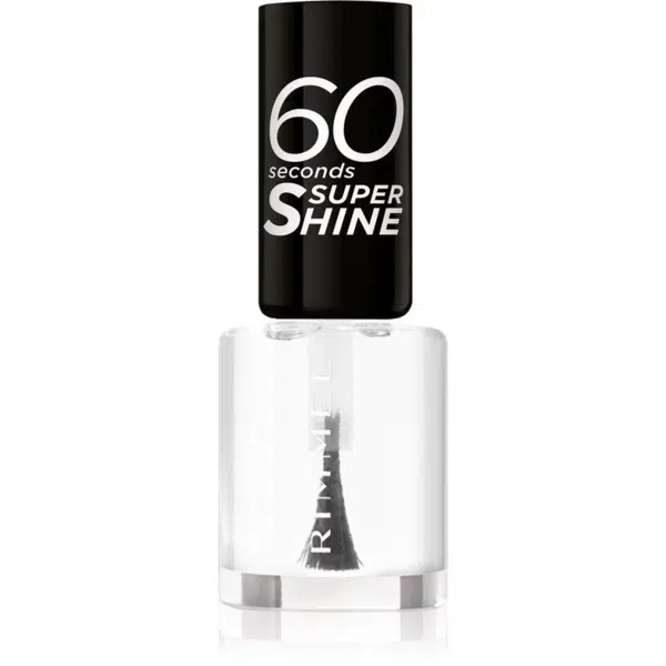 Rimmel 60 Seconds Super Shine lak na nechty odtieň 740 Clear 8 ml