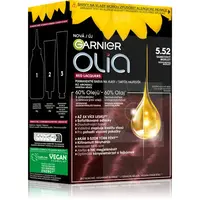 Garnier Olia Big Kit permanentná farba na vlasy odtieň 5.52 Glassy Merlot 1 ks