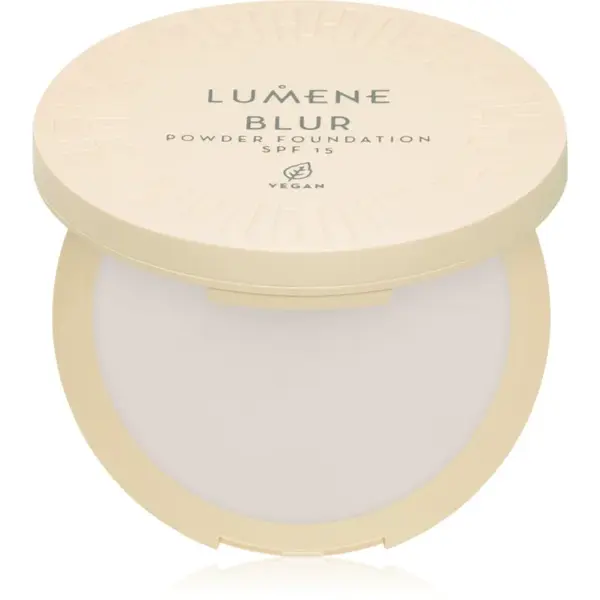 Lumene Blur kompaktný púder a make-up v jednom SPF 15 odtieň No. 0 10 g